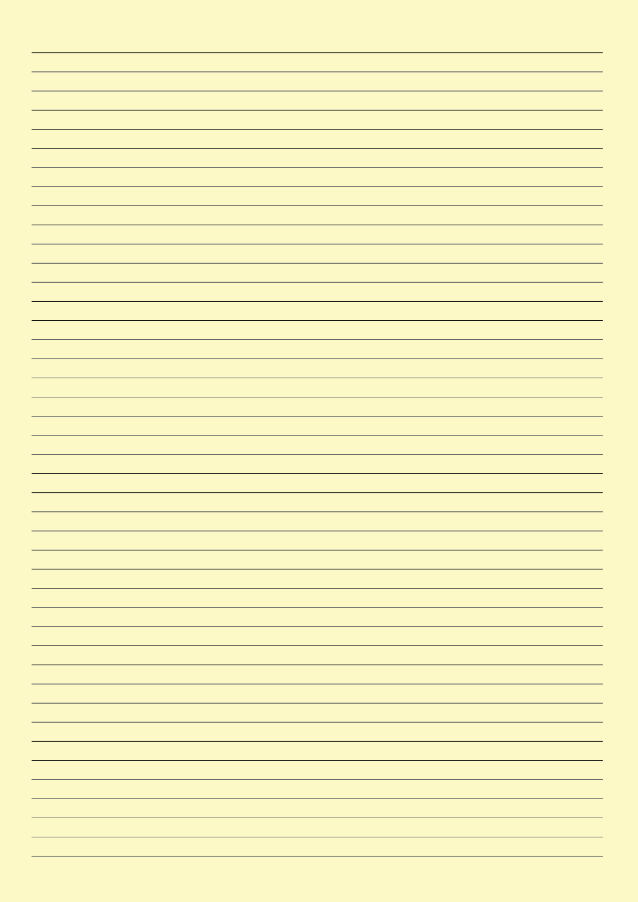 Printable Lined Paper A4 Printable Lined Paper A4