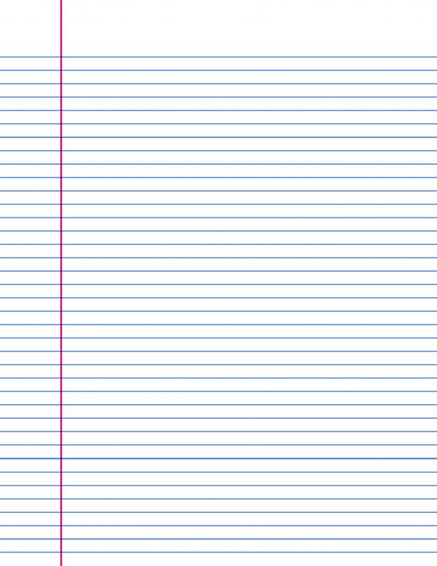 Printable Lined Paper Free Pdf Get What You Need