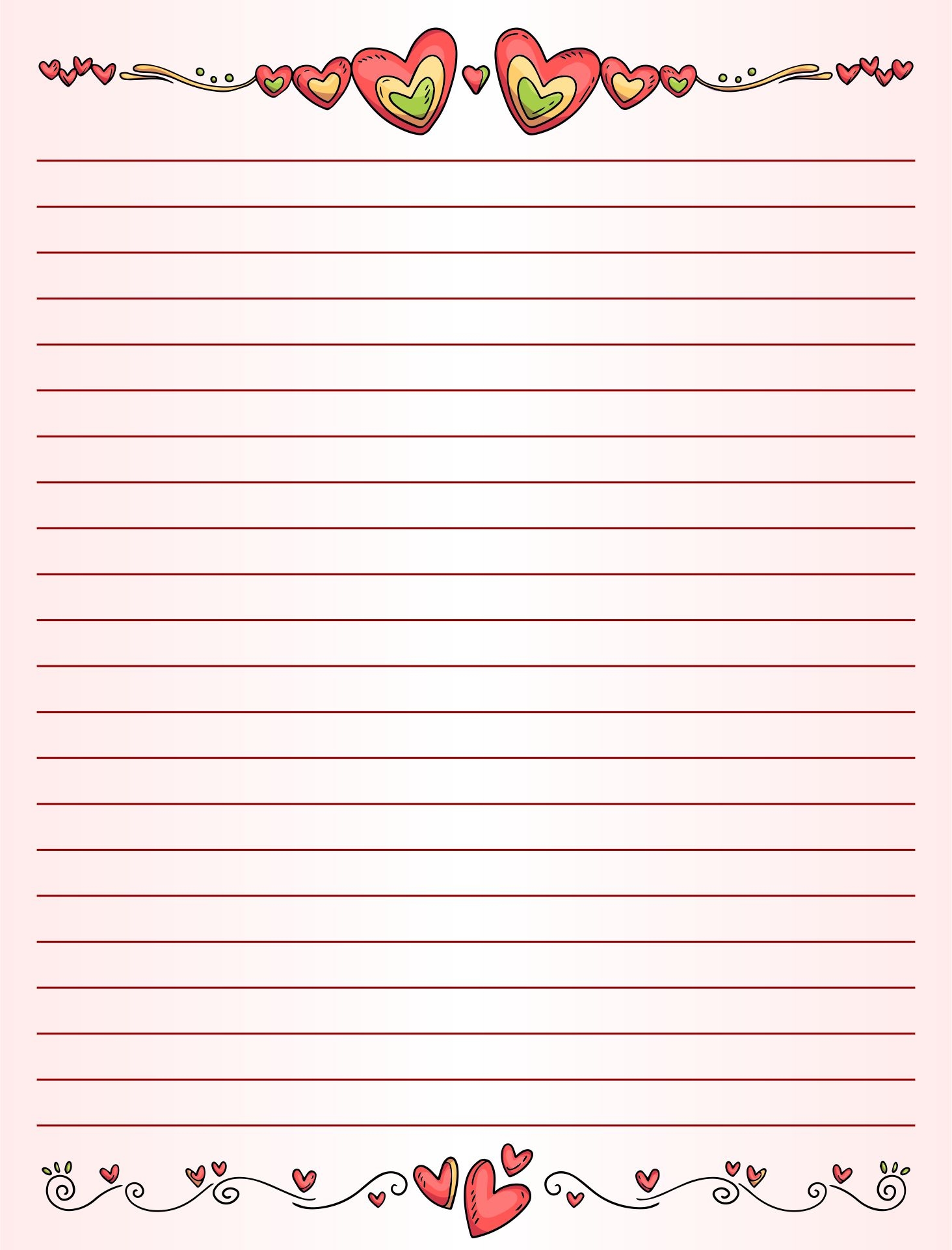 Printable Lined Paper Free Printable Stationery Printable Crafts The 