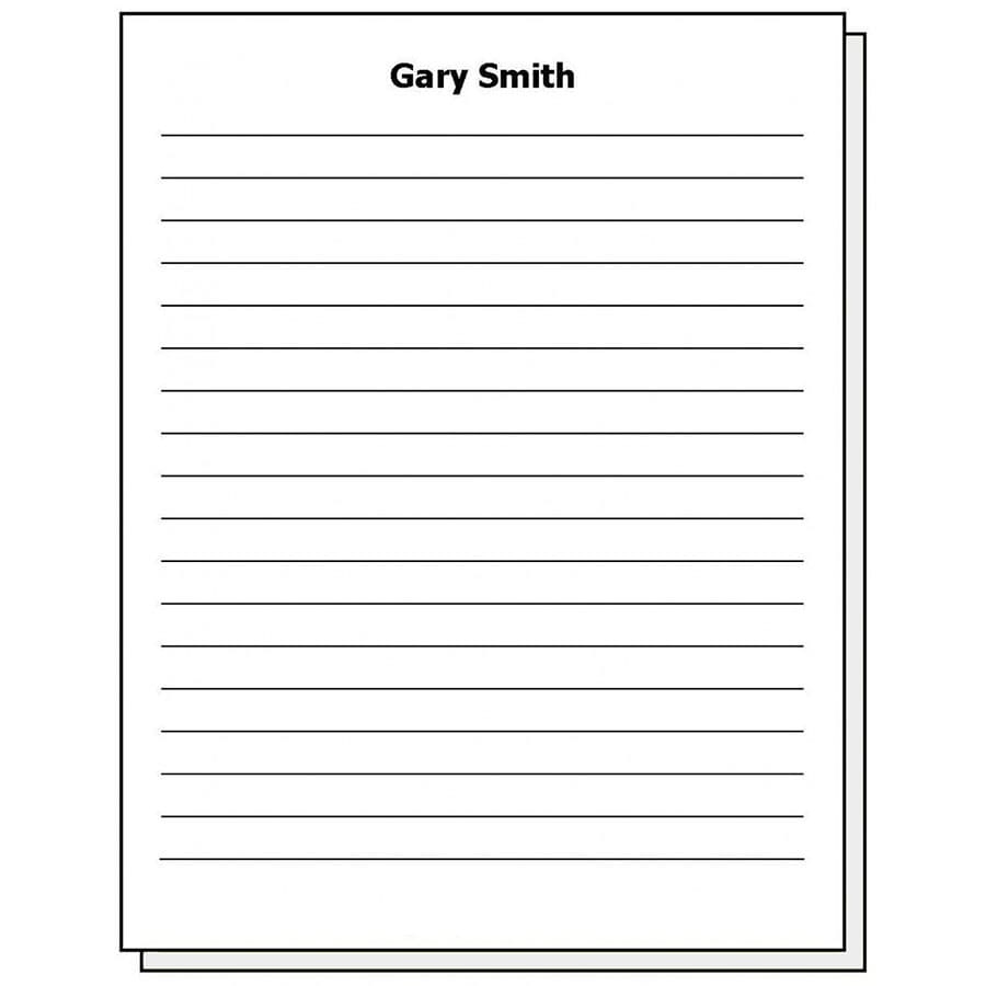 Printable Lined Paper Notebook Free Download And Print For You 