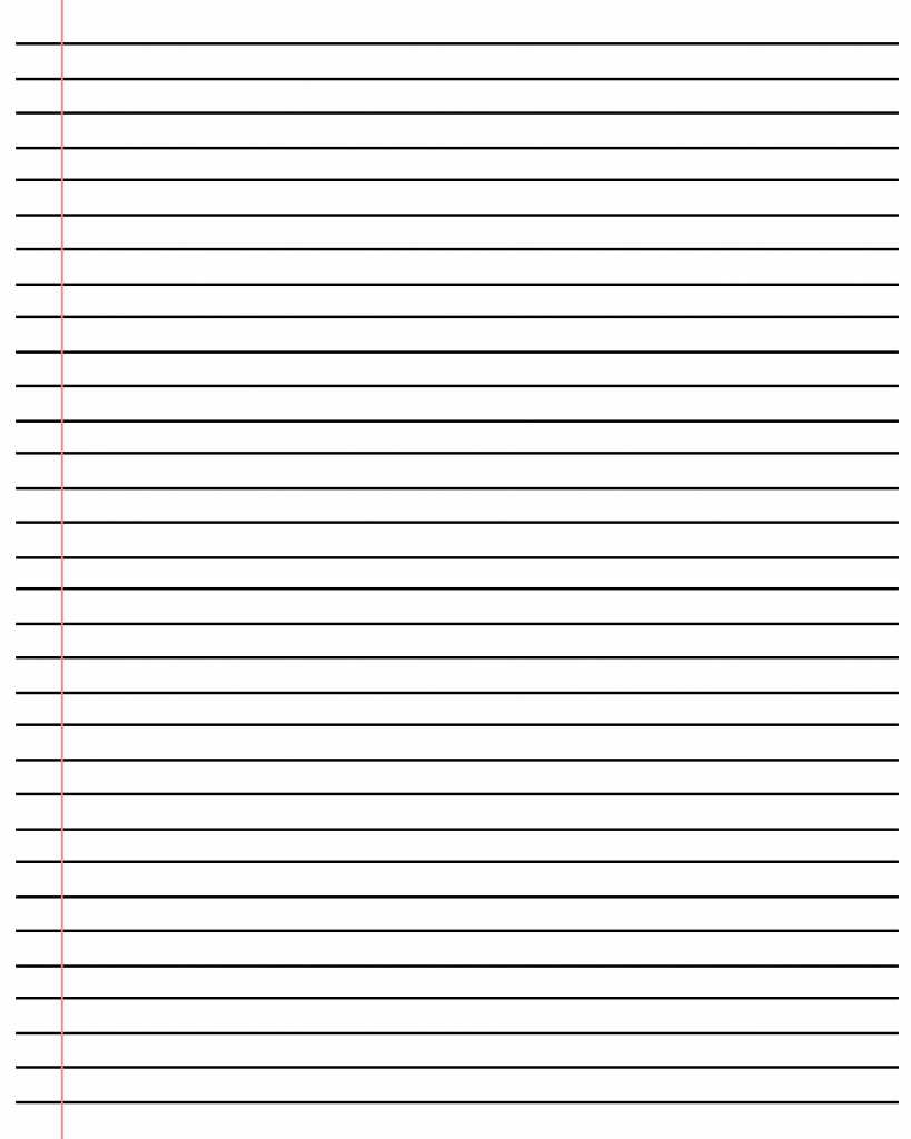 Printable Lined Paper Pdf Printable Online