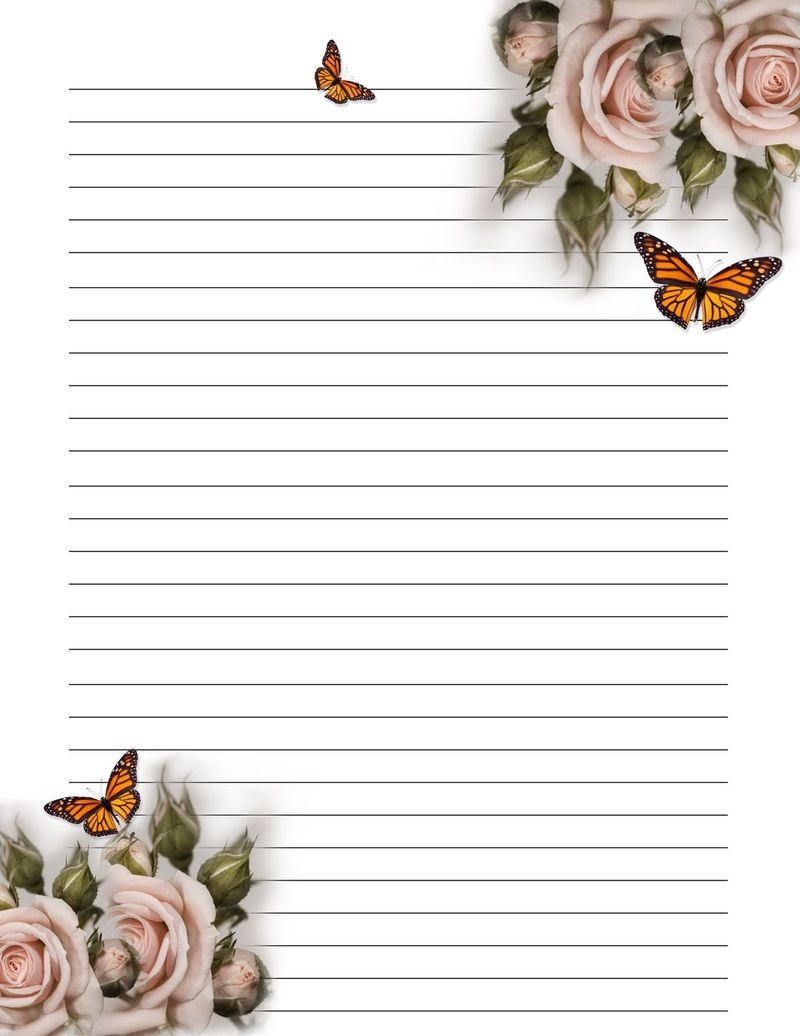 Printable Lined Stationery Paper Printable And Enjoyable Learning