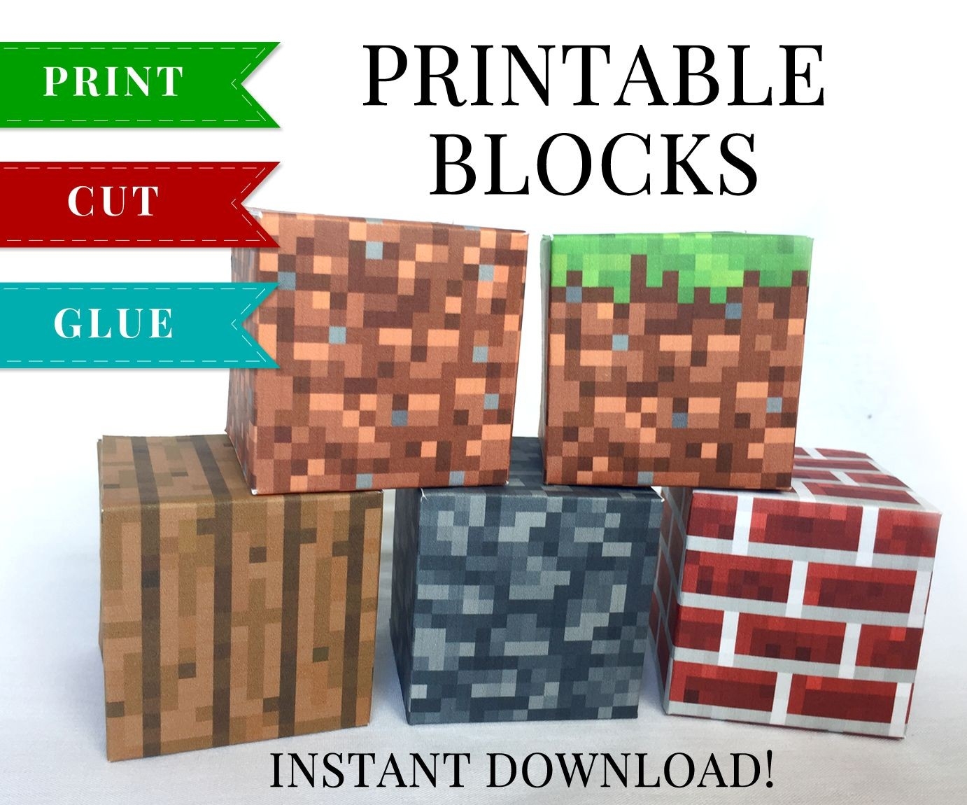 Printable Minecraft Paper Craft Printable Minecraft Paper Craft