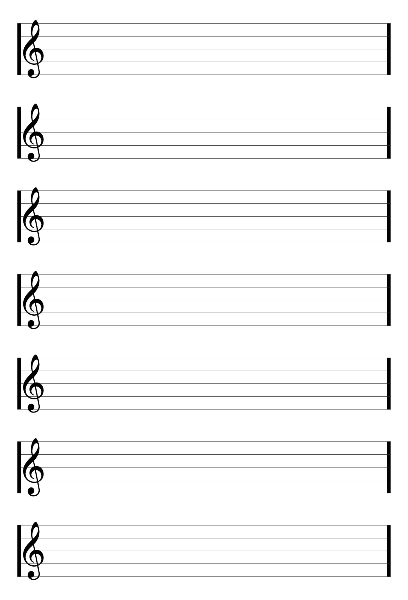 Printable Music Staff Calendar Printables