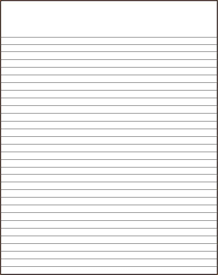 Printable Notebook Paper