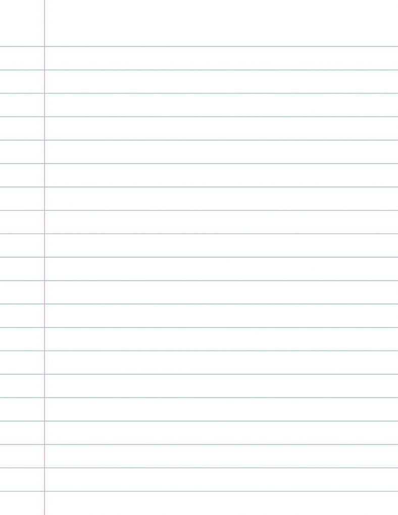 Printable Notepad Paper