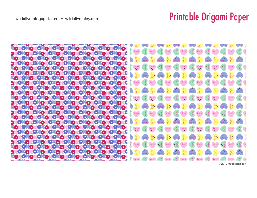 Printable Origami Paper Download Printable PDF Templateroller