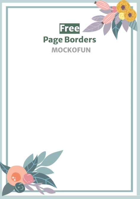 Printable Page Borders MockoFUN