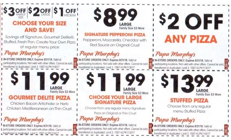 Printable Papa Murphys Coupons 2023