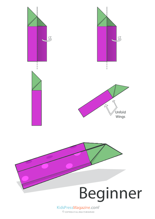 Printable Paper Airplane Instructions NBKomputer