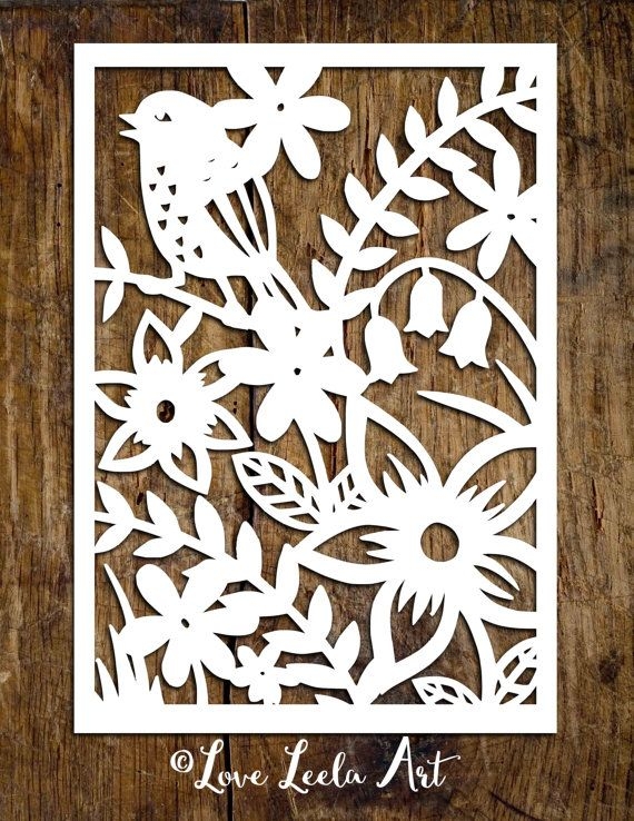 Printable Paper Cutting Art Templates