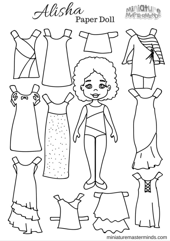 Printable Paper Doll Cutouts Printable Paper Doll Cutouts