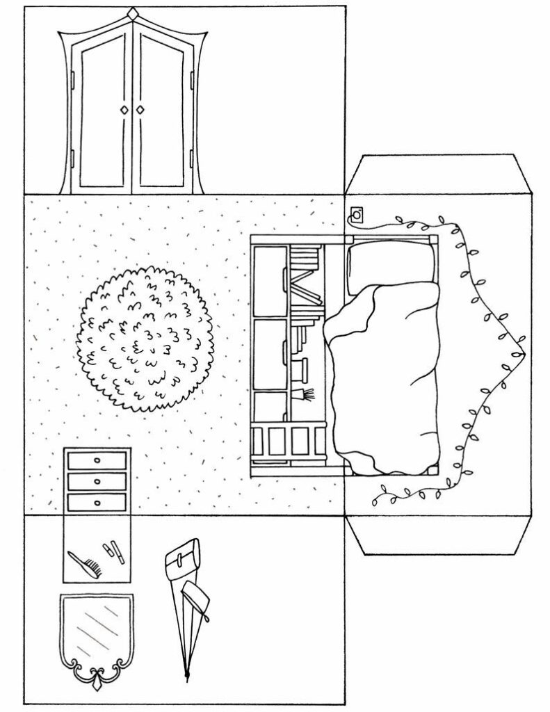 Printable Paper Doll House Printable JD