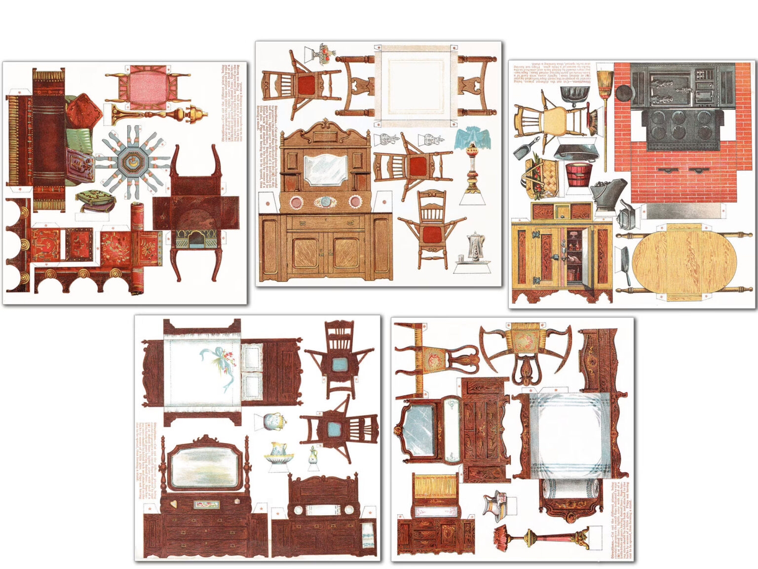Printable Paper Doll House Printable JD