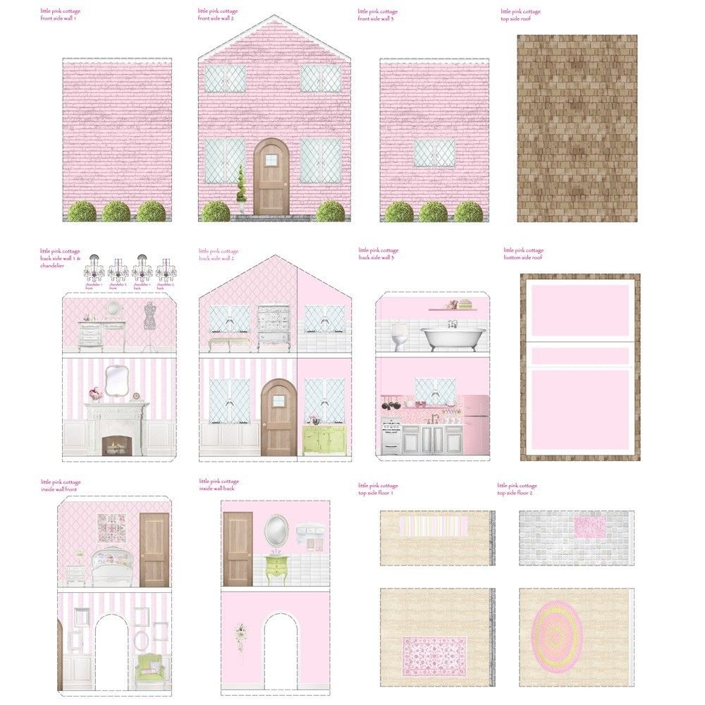 Printable Paper Doll House Printable JD
