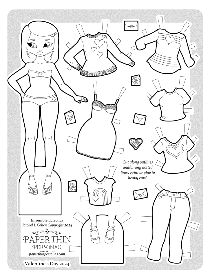 Printable Paper Dolls From Paper Thin Personas Worksheets Library