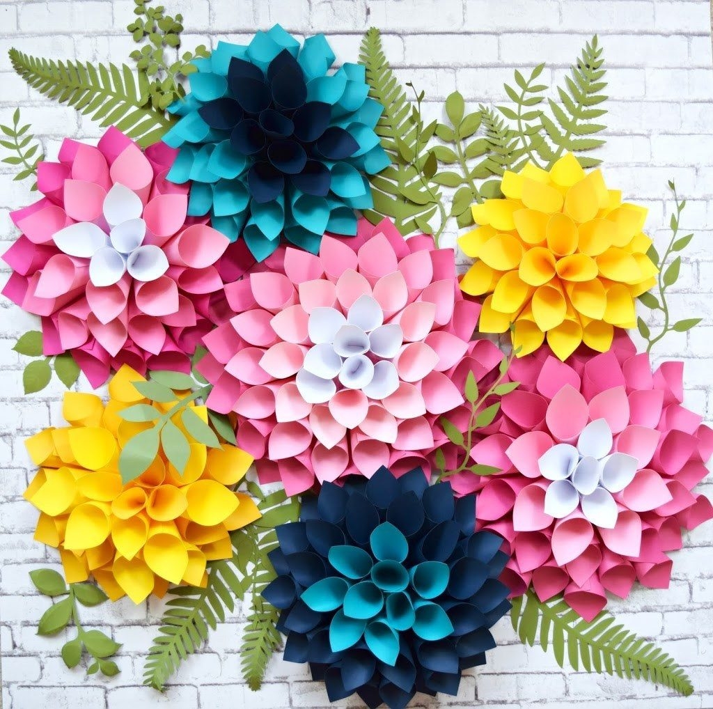 Printable Paper Flower Template Cut Out Best Flower Site