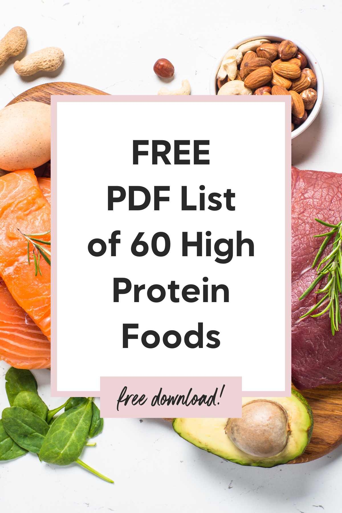 Printable Protein Foods List NBKomputer