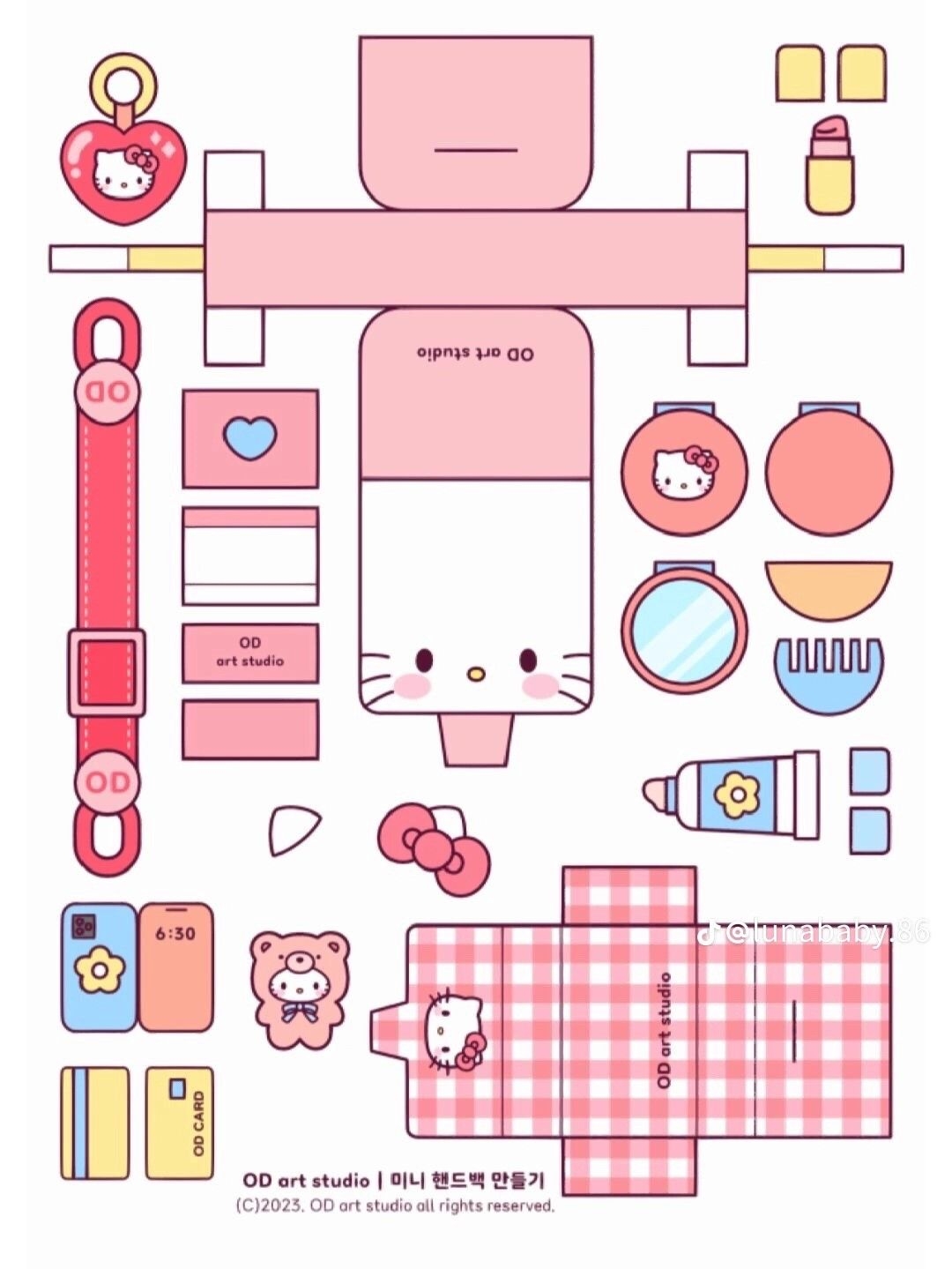 Printable Sanrio Paper Crafts Printable Word Searches