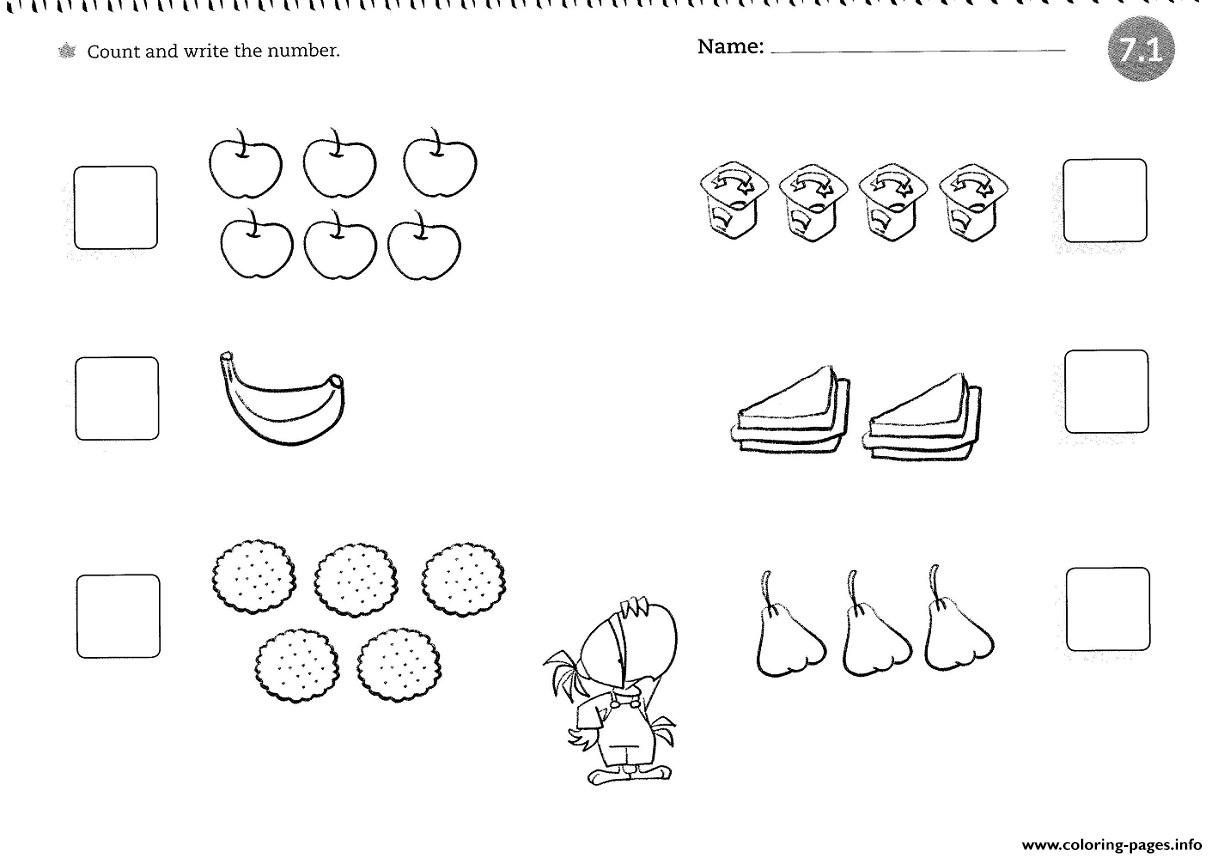 Printable Sheets For 2 Year Olds Worksheets For 4 Year Olds Counting 