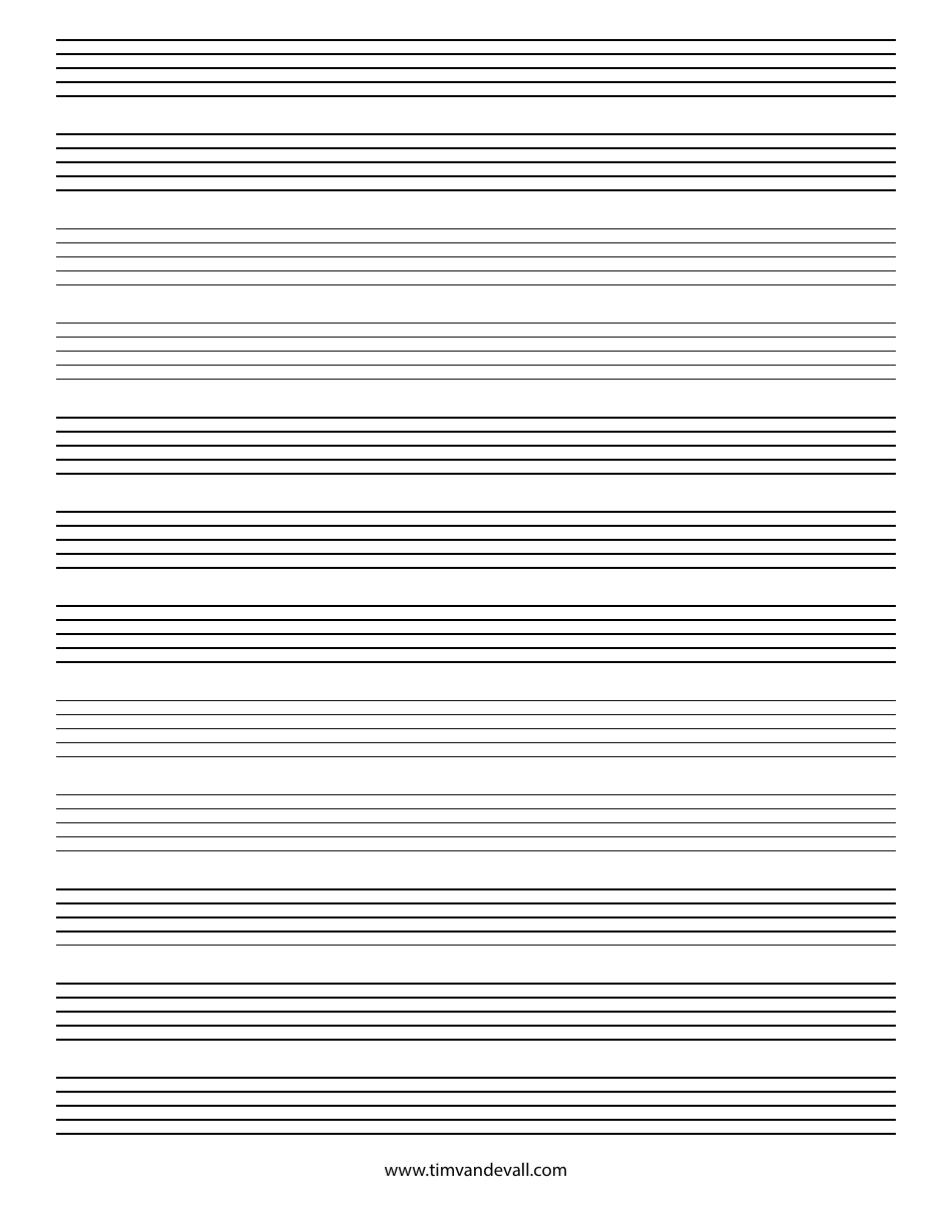 Printable Staff Paper Pdf Kizahelp