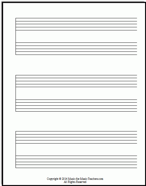 Printable Staff Paper Pdf Seremaps