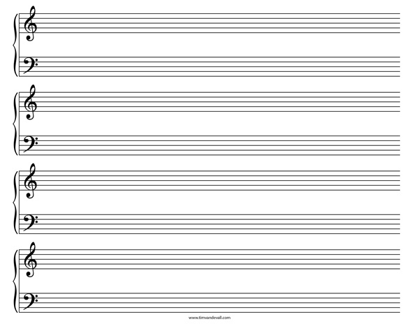 Printable Staff Paper Pdf Seremaps