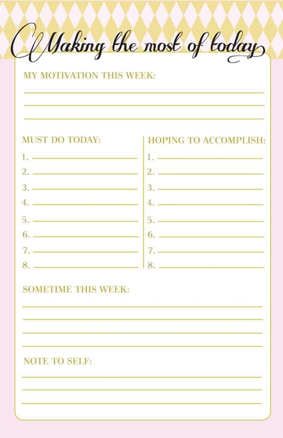 Printable Task List