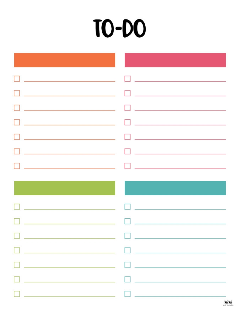 Printable To Do List Printable To Do Lists Bilarasa