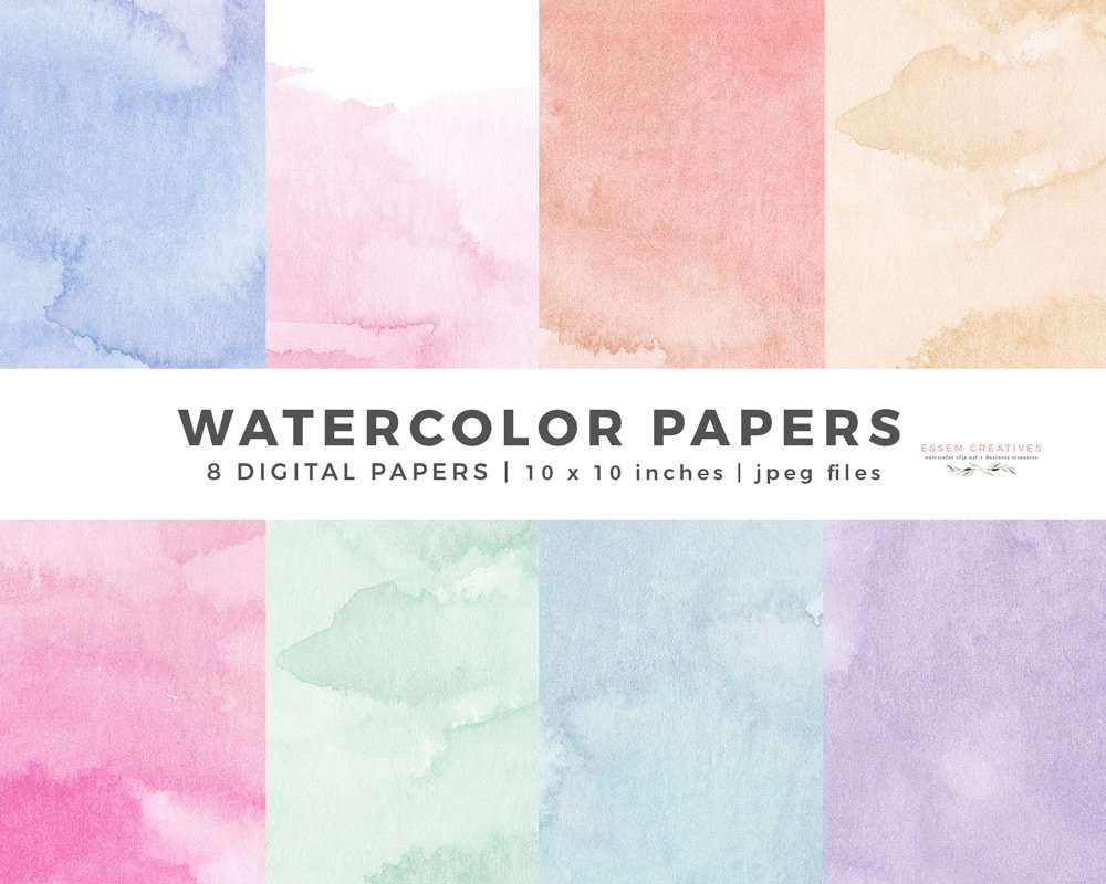 Printable Watercolour Paper