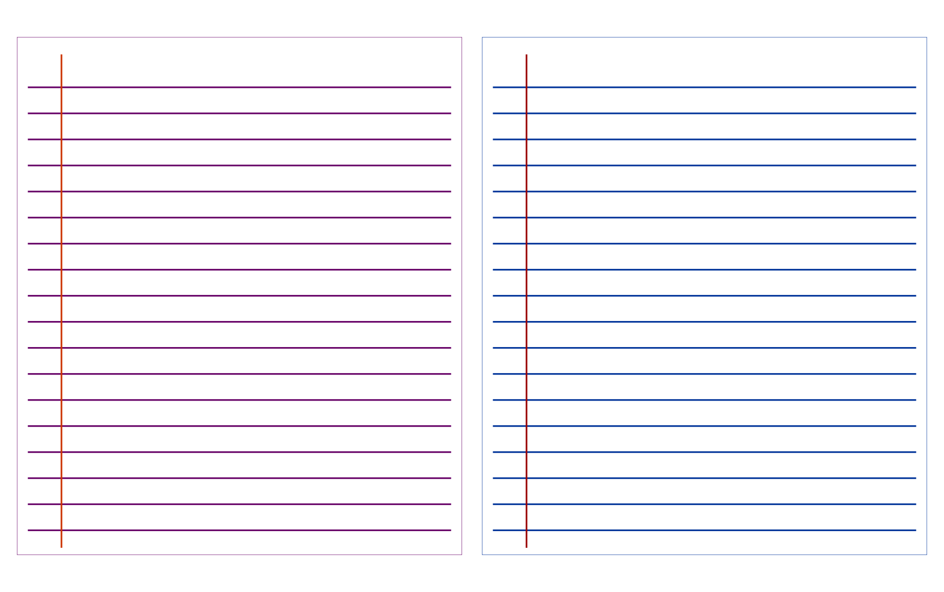 Ruled Paper 10 Free PDF Printables Printablee