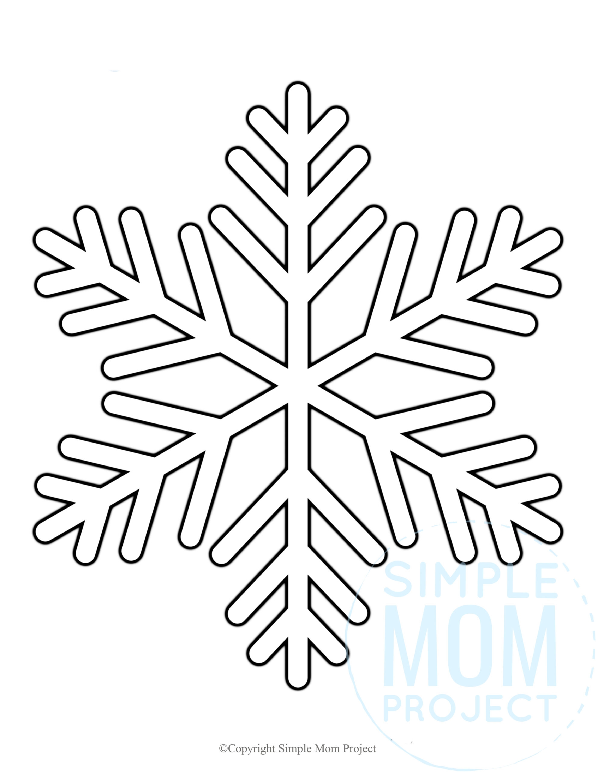 Snowflake Printable Patterns