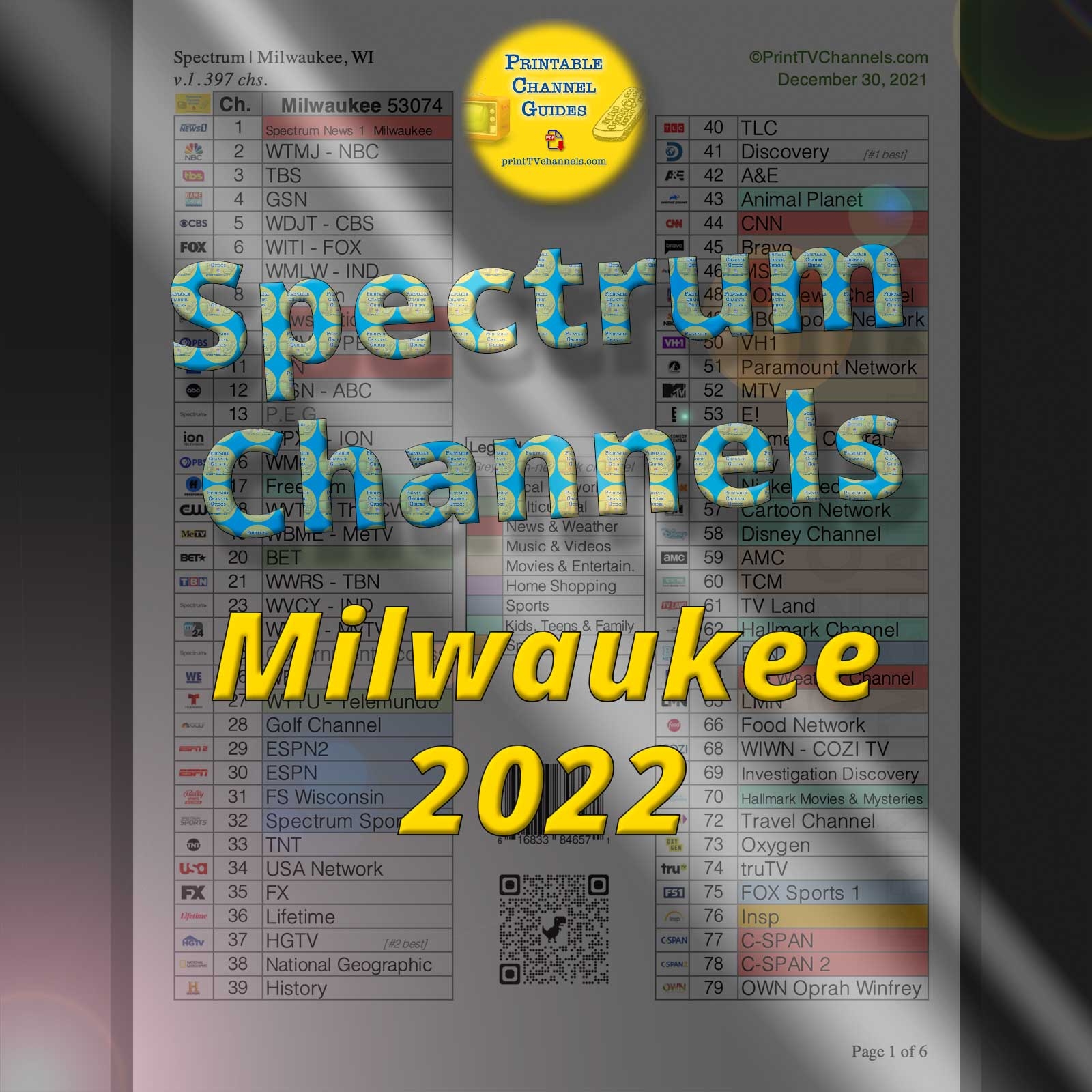 Spectrum Channel List Milwaukee WI Free PDF 