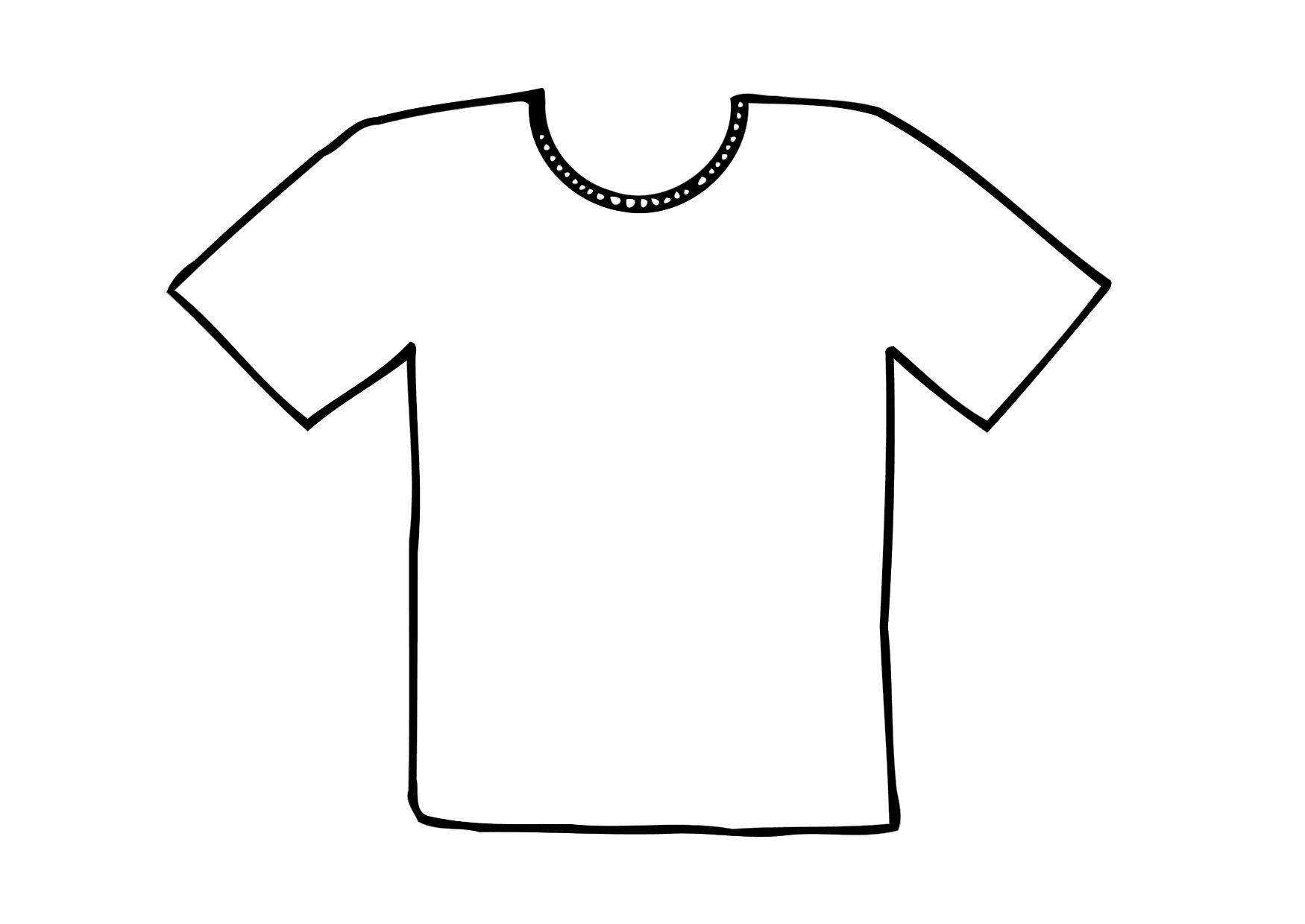 T Shirt Outline Printable ClipArt Best