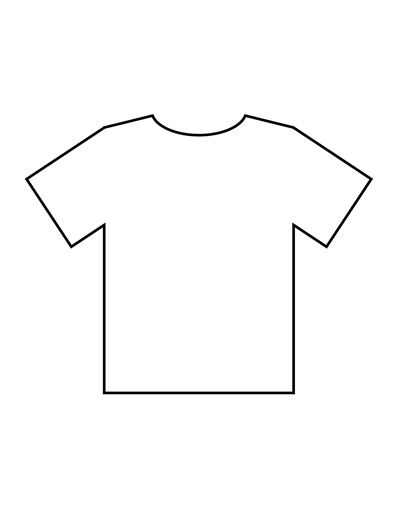 T Shirt Template Free Printable 2021