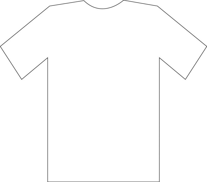 T Shirt Template Printable Cliparts co