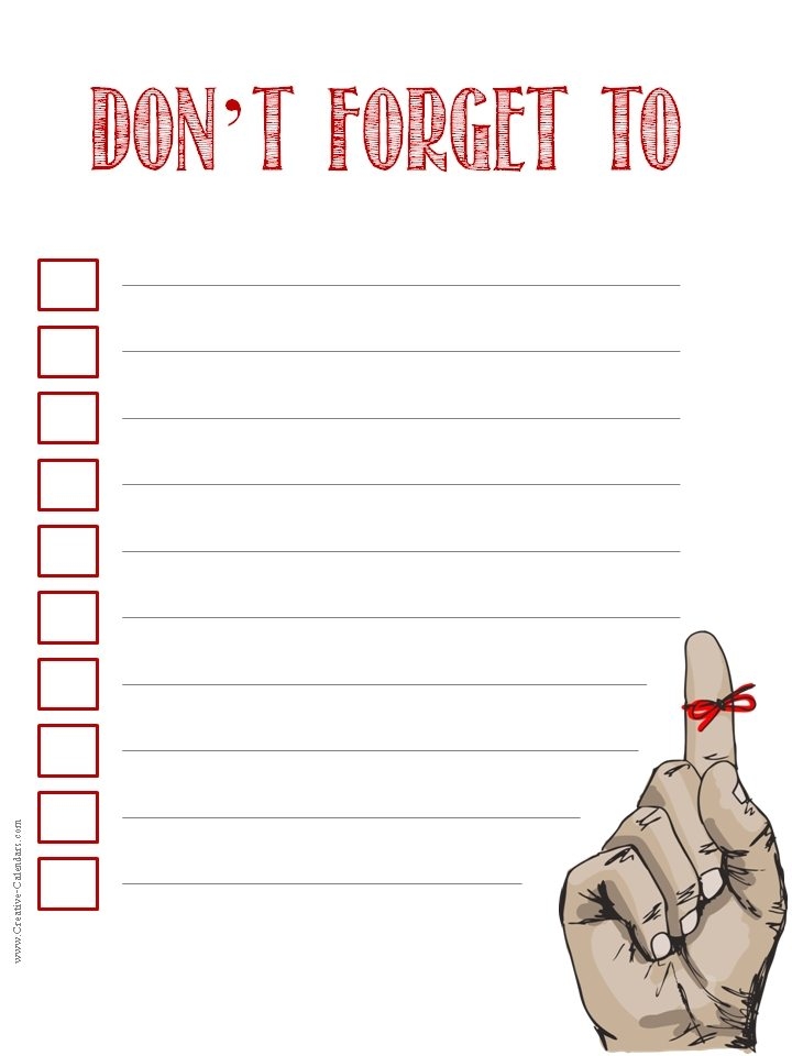To Do Template Free Printable Printable Templates