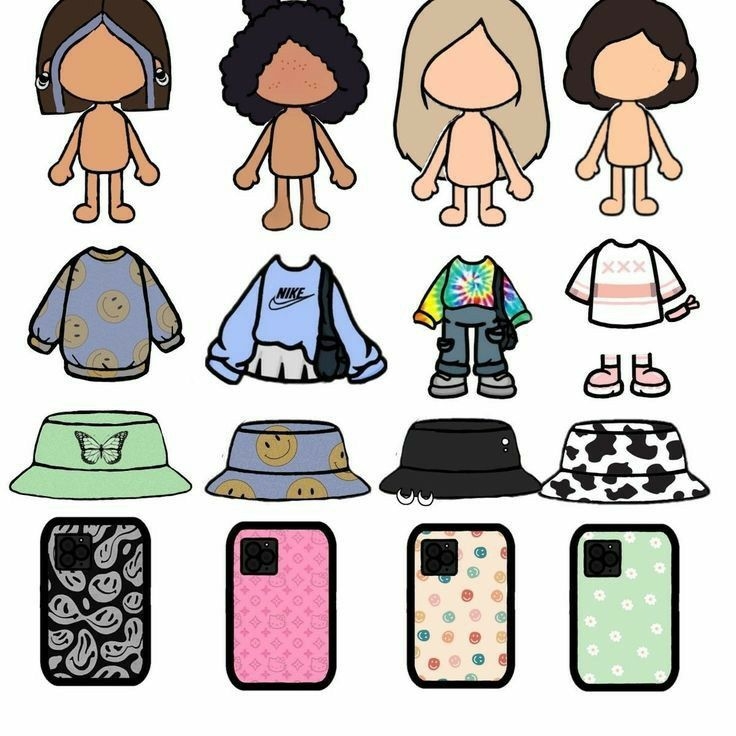 Toca Boca Paper Doll Printable