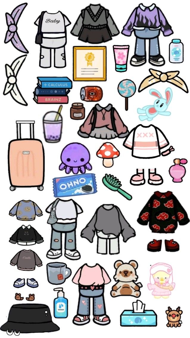 Toca Boca Paper Dolls Printable Printable New Year Banners