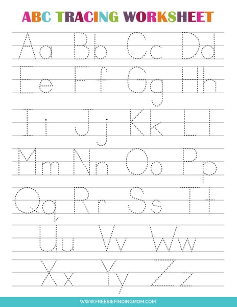 Top Free Printable Preschool Worksheets For Tracing Letters 