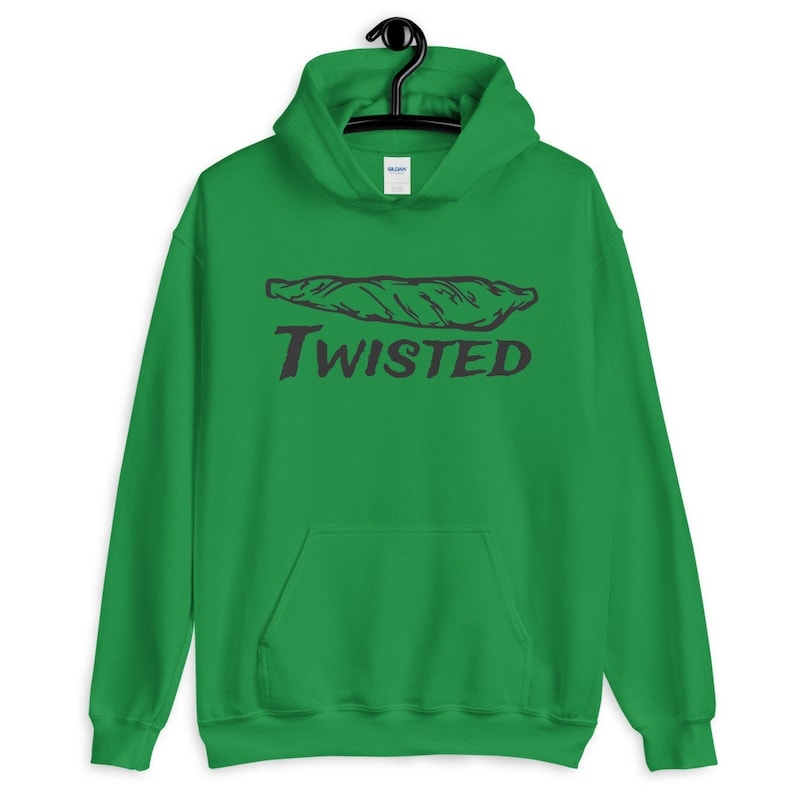 Twisted Paper Hoodies stoner Gift weed Hoodie unisex funny cannabis 