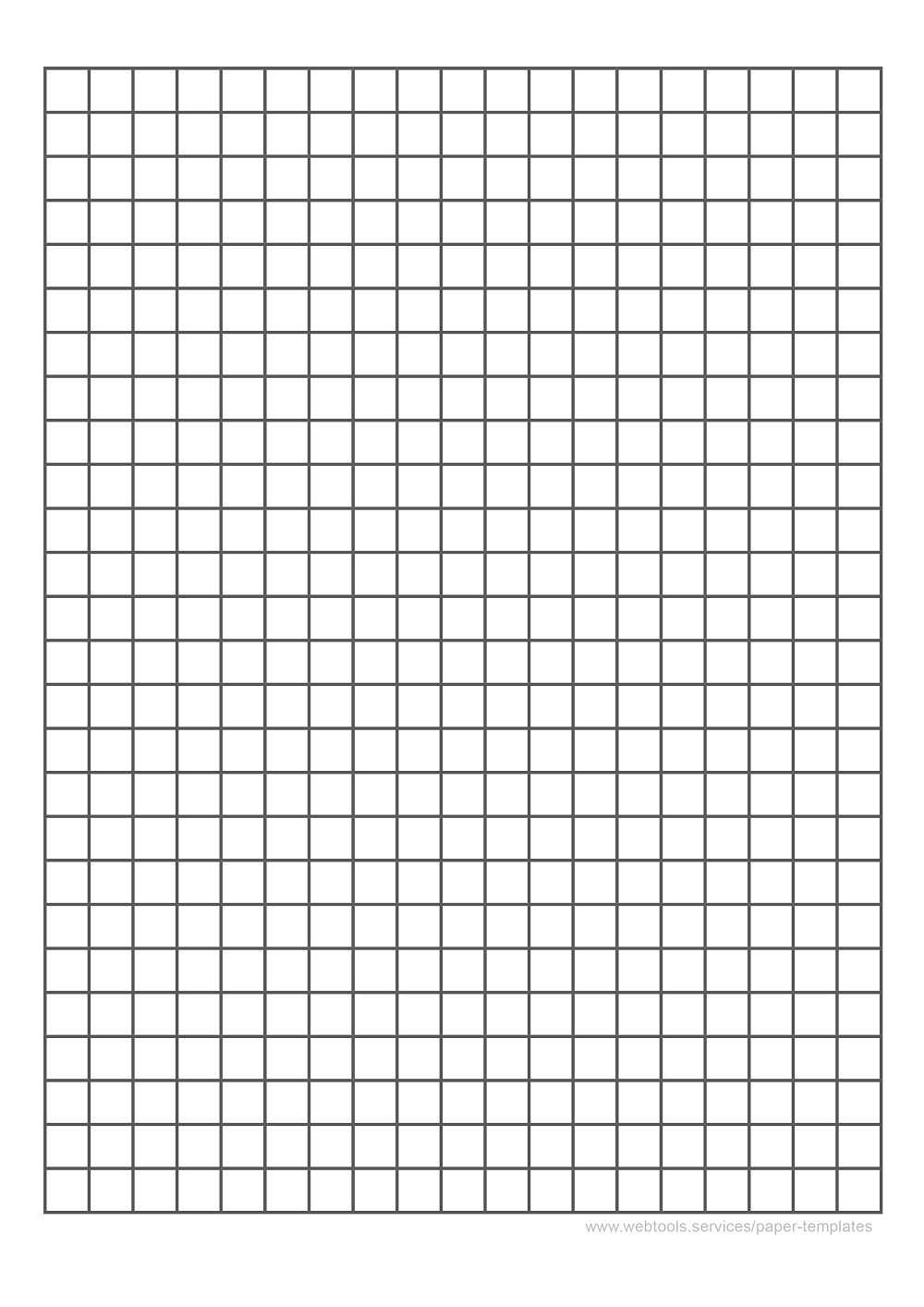 Webtools 1cm Graph Paper Printable
