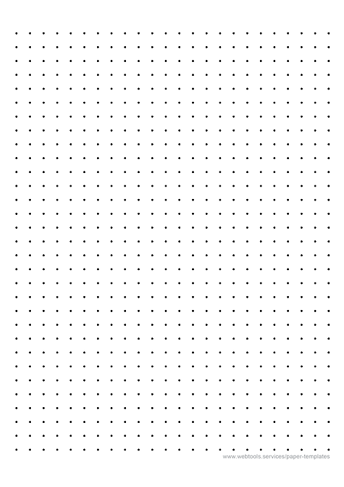 Webtools Dotted Paper Four Dots Per Inch Webtools Dotted Paper Four Dots Per Inch