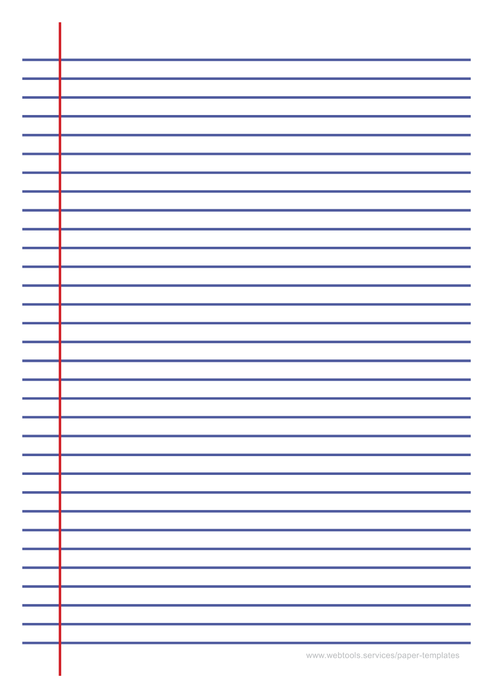 Webtools Wide Ruled Paper Worksheets Library
