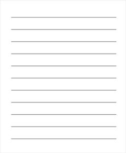 Wide Lined Paper For Kindergarten Printable Lined Paper Writing Lined 