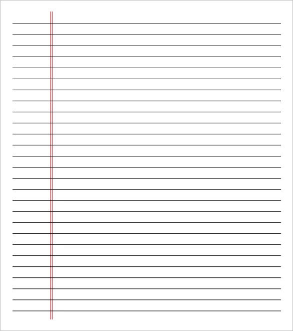Wide Ruled Printable Paper