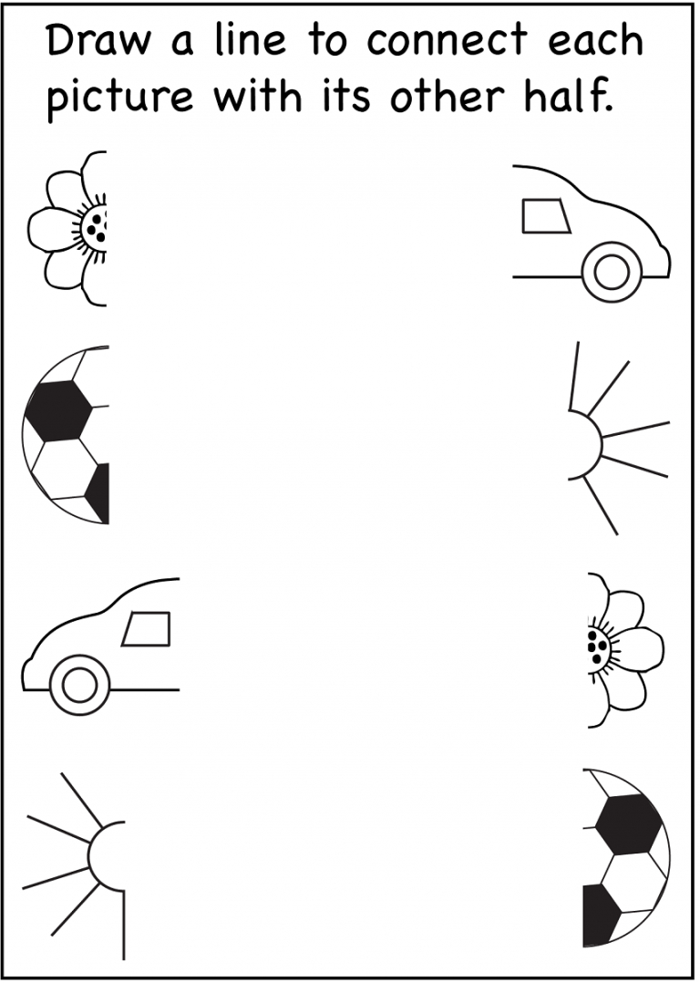 Worksheets For 3 Year Olds Worksheets For 3 Years Old Kids Activity 